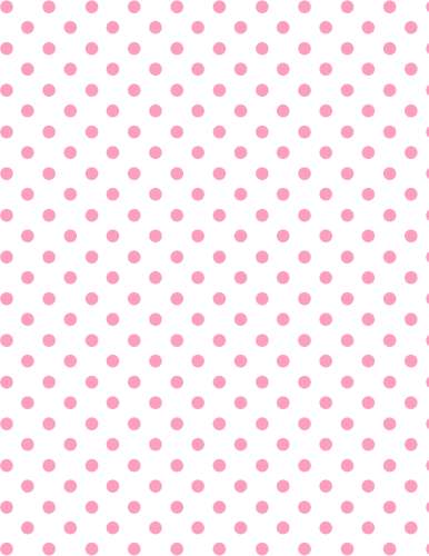 Printed Wafer Paper - Pink Dots - Click Image to Close
